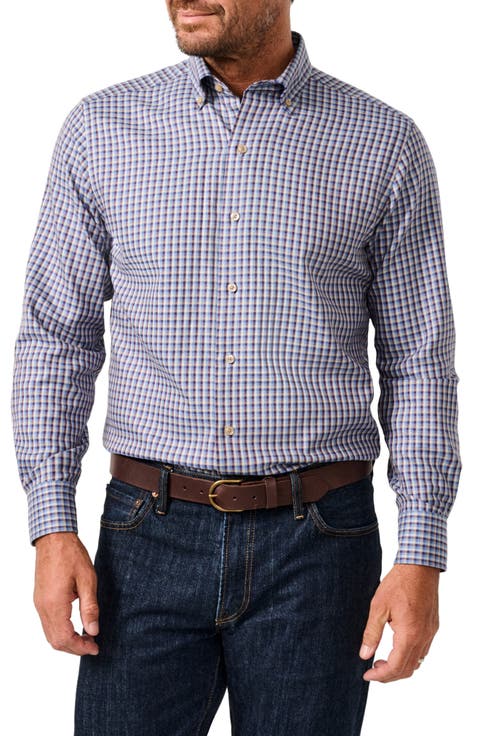Mélange Check Sport Shirt