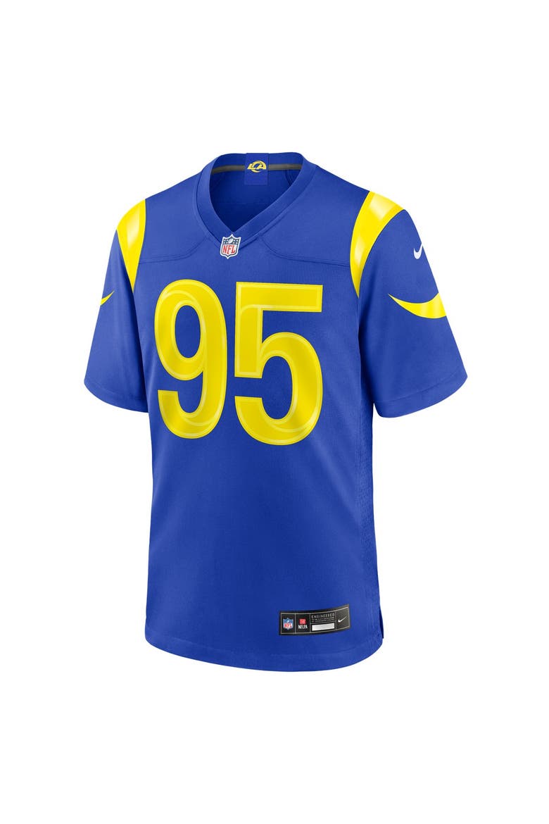 Youth Nike Myles Garrett Royal Los Angeles Rams Team Game Jersey, Alternate, color, Royal