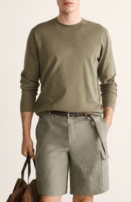 MANGO Finely Knit Cotton & Silk Sweater