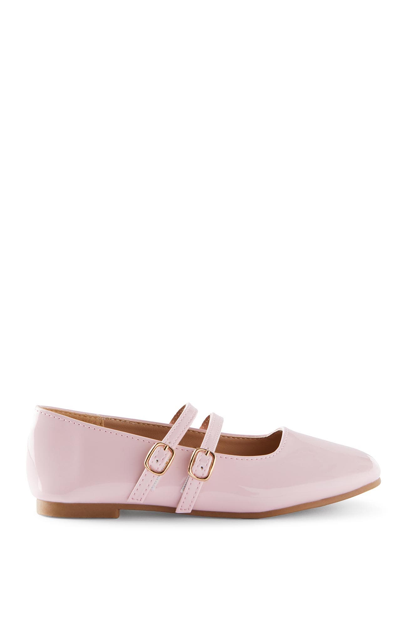  Pink Patent Square Toe
