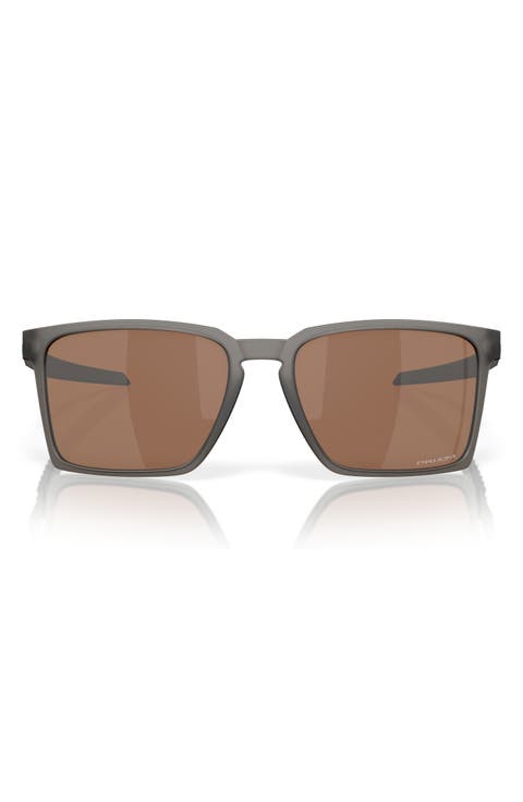 Exchange Sun 56mm Polarized Rectangular Sunglasses