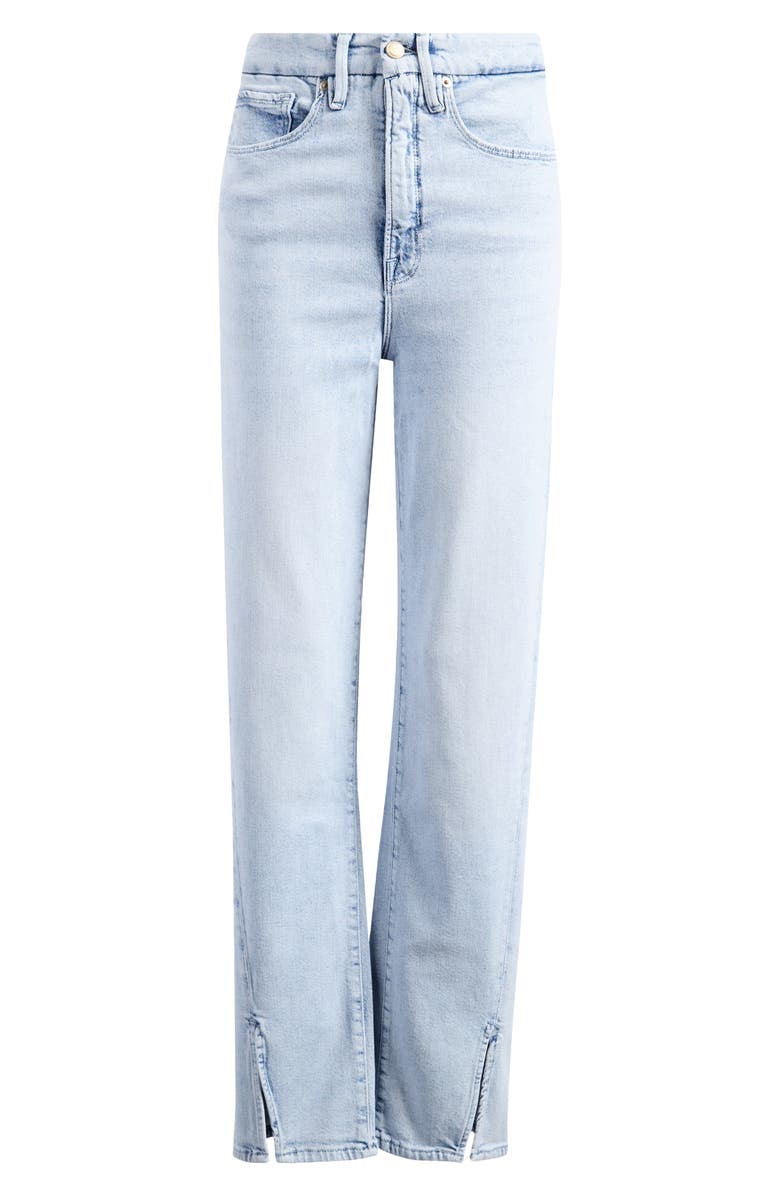 Good American Good Boy Straight Jeans, Alternate, color, 