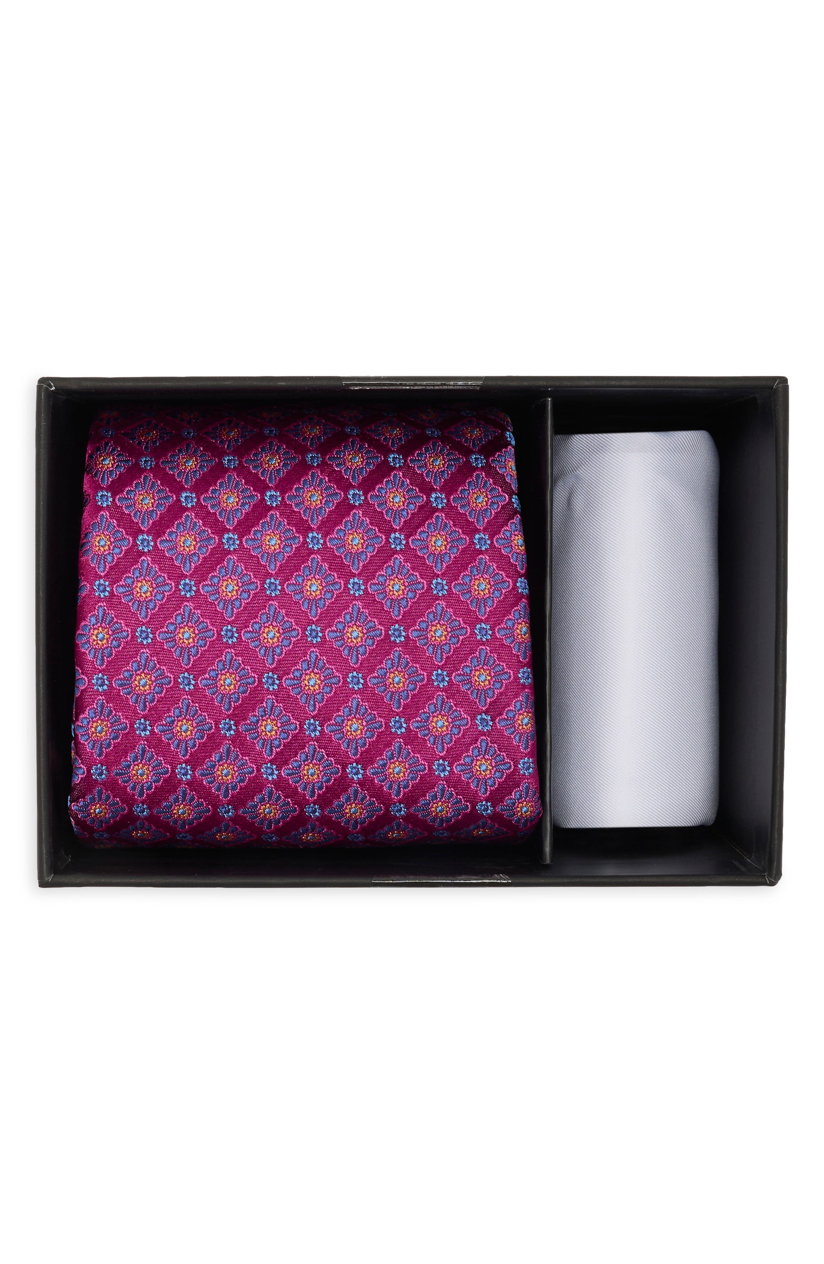 West Grove Silk Blend Tie & Pocket Square Set