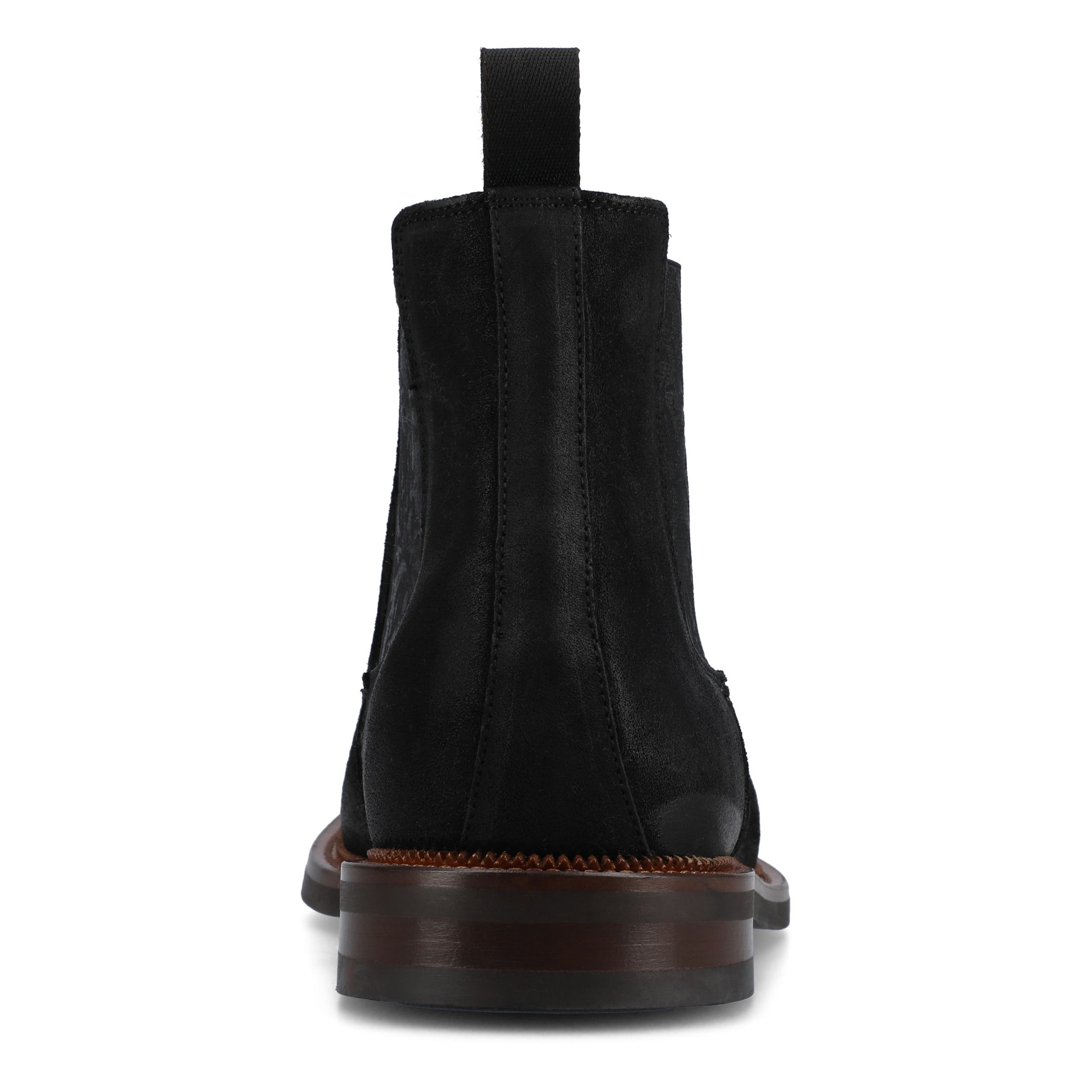 TAFT Men
s Glen Chelsea Boot, Alternate, color, Black Suede