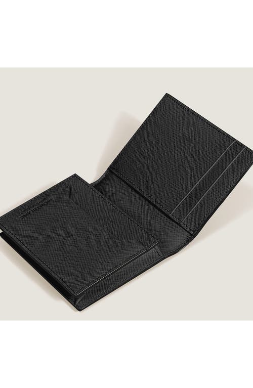 Montblanc Sartorial Leather Bifold Card Holder In Black