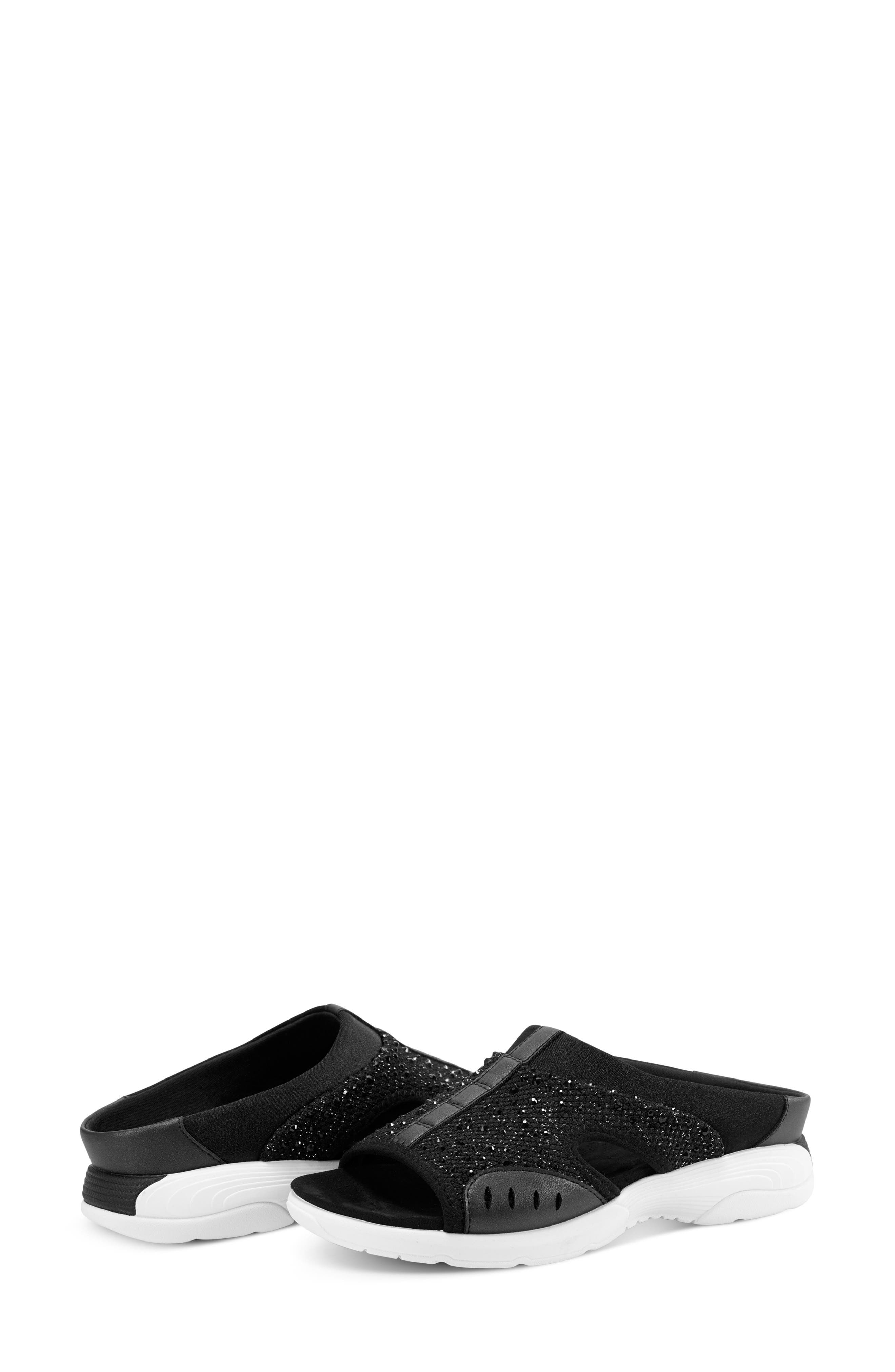 Easy Spirit Traciee Sport Slide Sandal, Alternate, color, Black