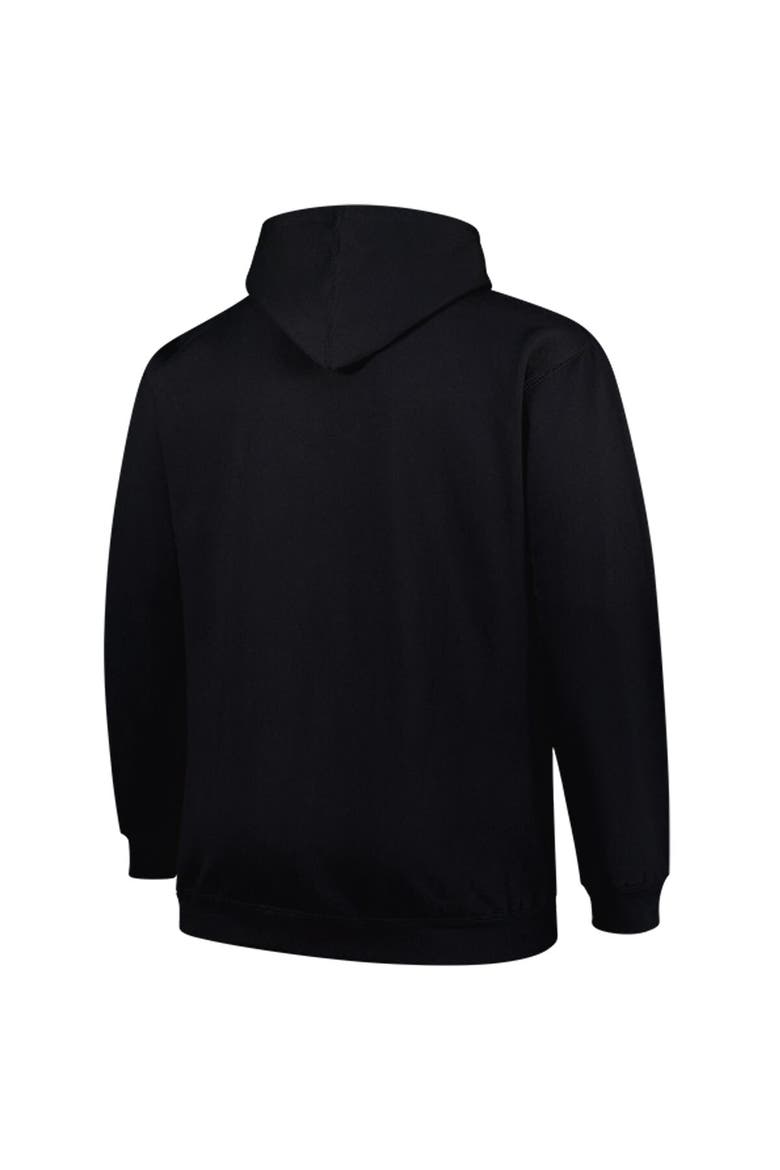 Men's Fanatics Black New England Patriots Big & Tall Pop Pullover Hoodie, Alternate, color, Black