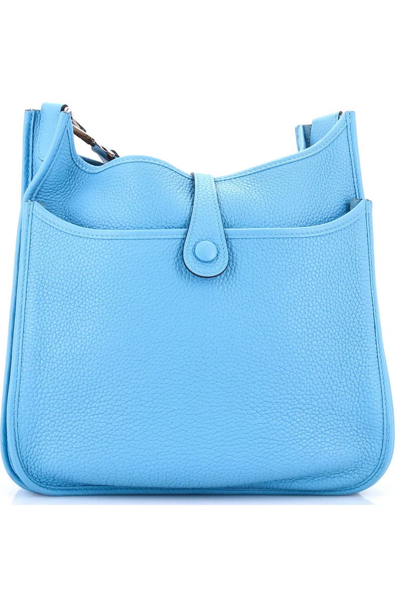 Pre-Owned Hermes Evelyne Bag Gen III Clemence PM, Alternate, color, Bleu Du Nord