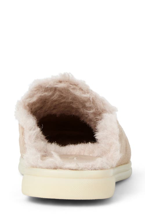 Bruno Magli Palmer Genuine Shearling Lined Mule In White