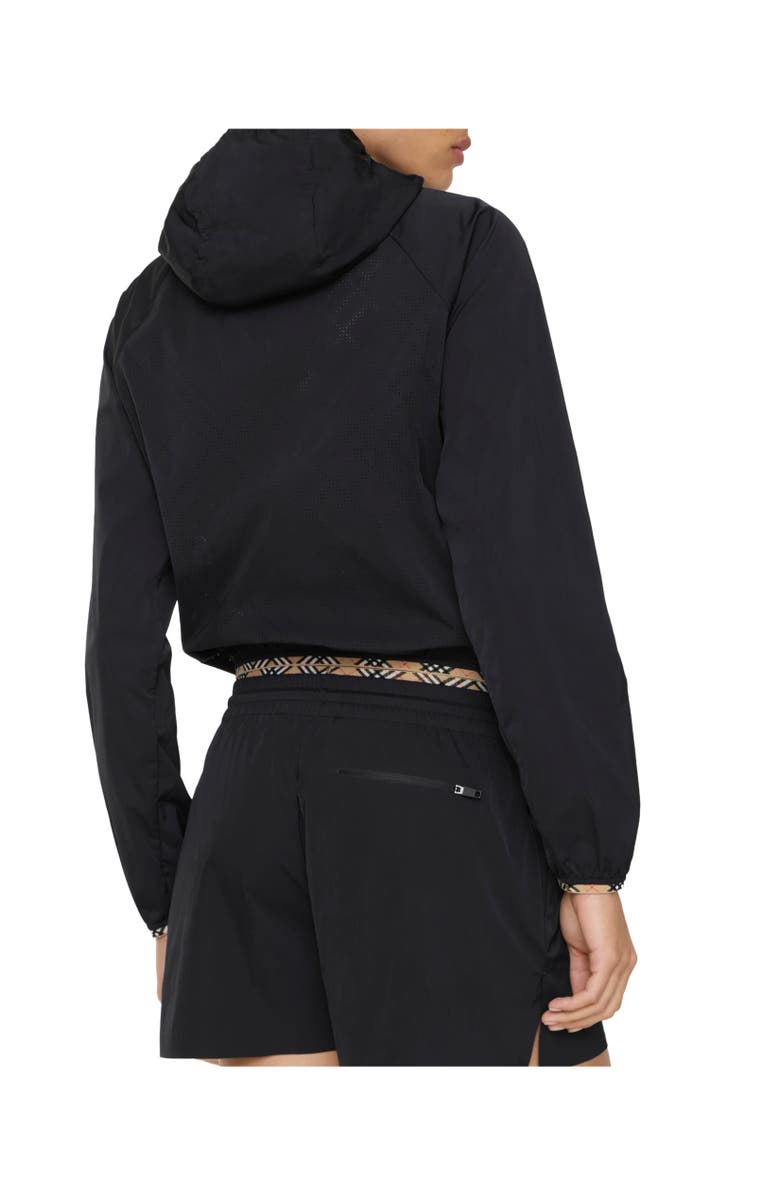 Burberry Stretch Nylon Shorts, Alternate, color, Black