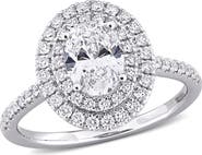 Julianna B. Lab-Grown Diamond Oval Double Halo Ring 14k
