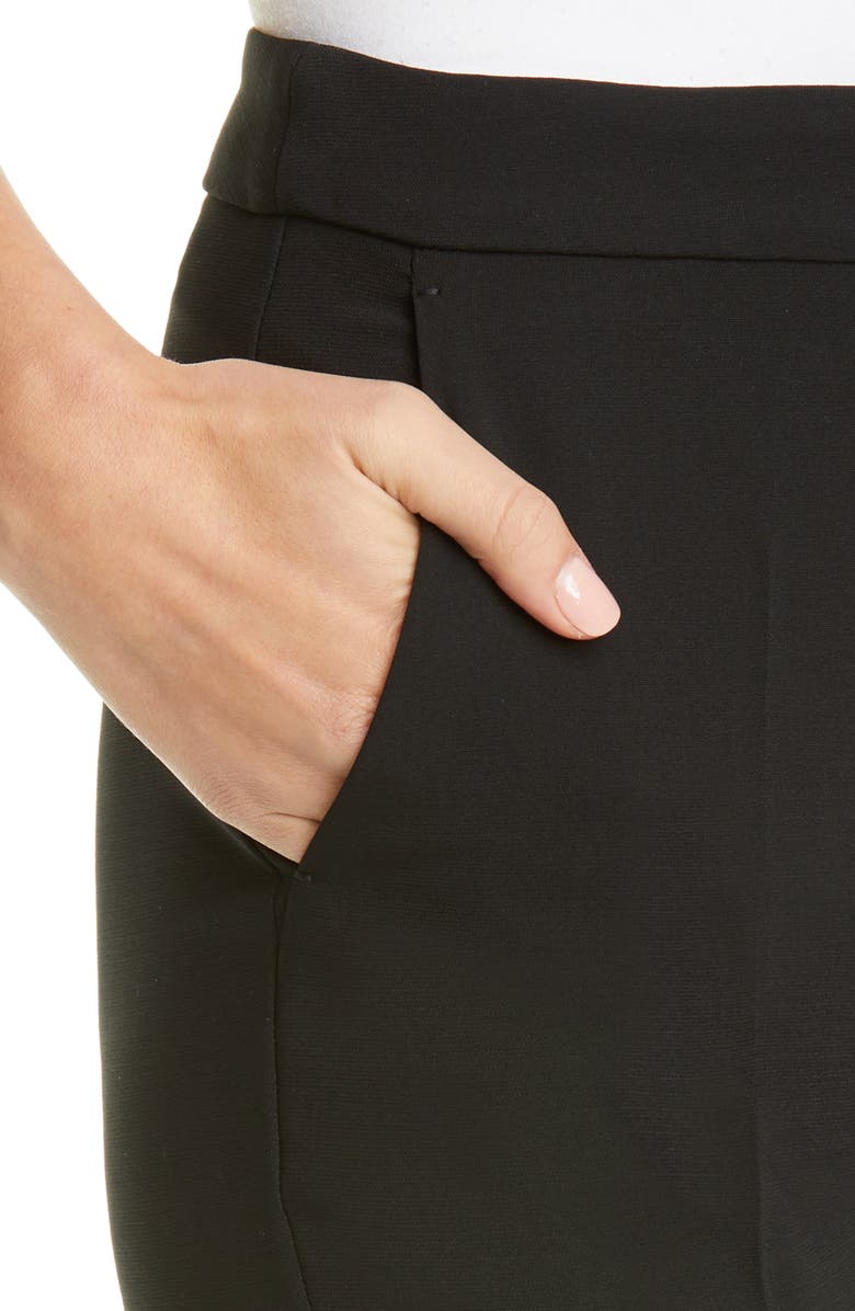 Max Mara Louvre Slim Stretch Wool Ankle Pants, Alternate, color, 