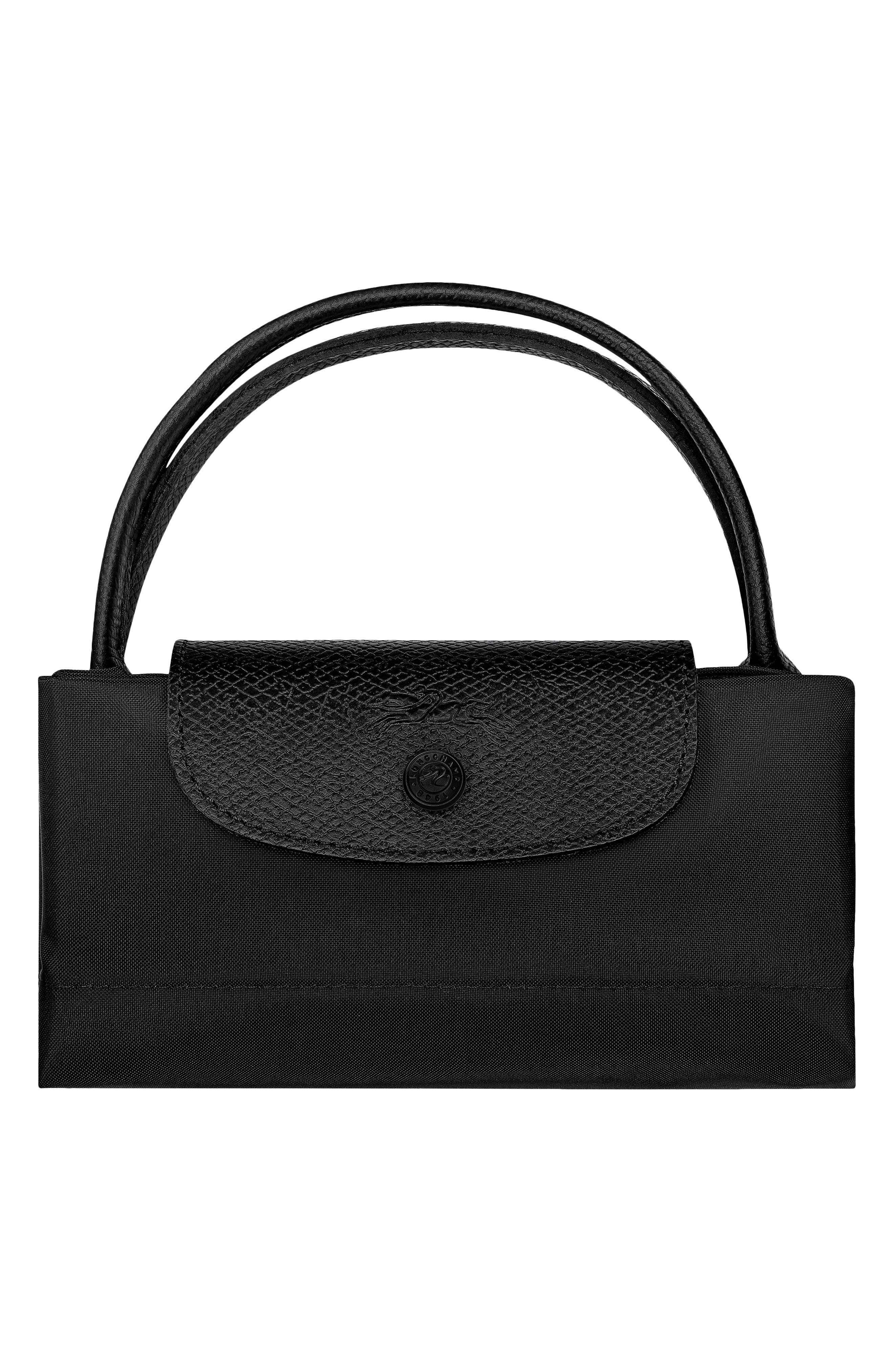 Longchamp Small Le Pliage One Top Handle Bag, Alternate, color, Black