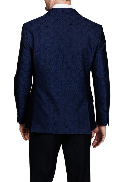 Tailorbyrd Modern Fit Jacquard Sport Coat In Blue