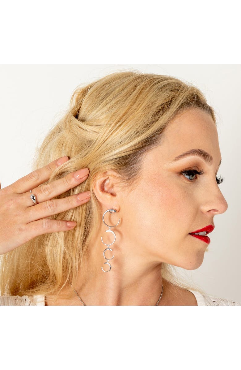 Lucy Quartermaine Open Luna Drop Ring, Alternate, color, Sterling Silver