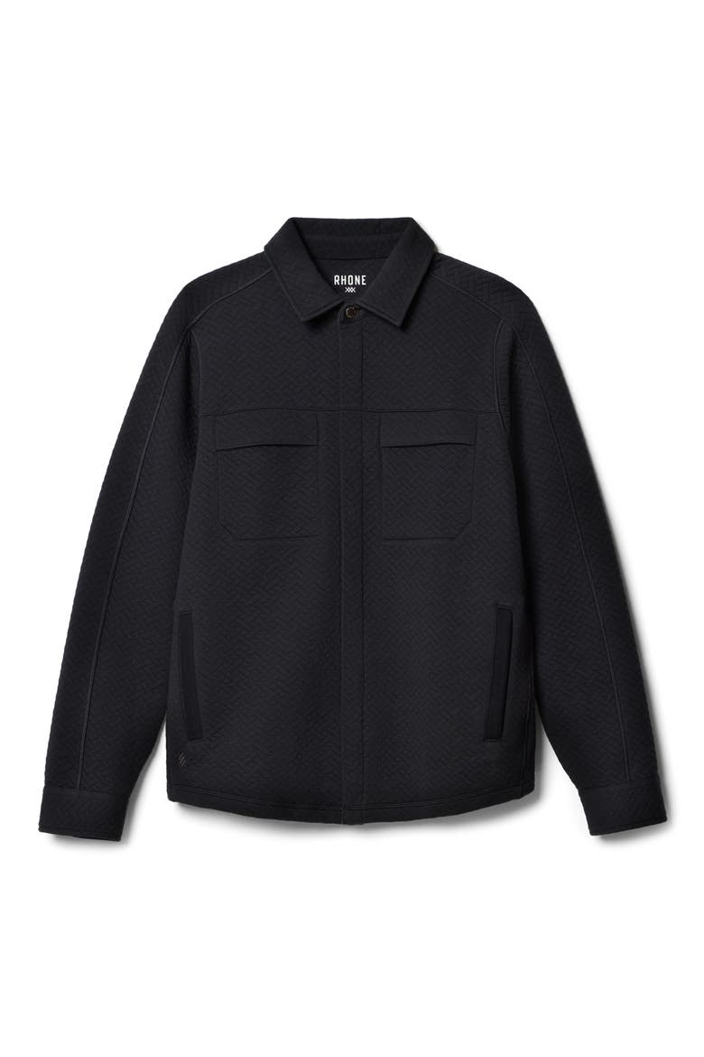 Weekend Quilted Shacket, Alternate, color, BLACK