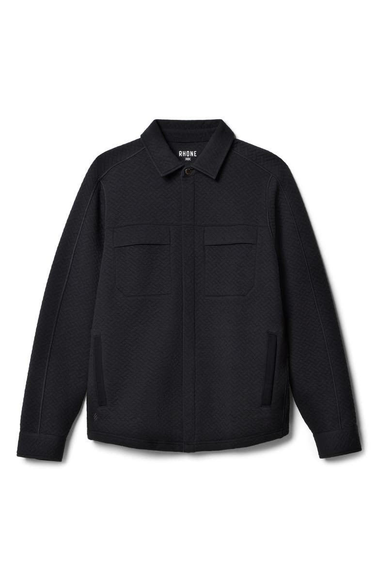 Riggins Python Jaquard Cotton Stretch Blend Bomber Jacket