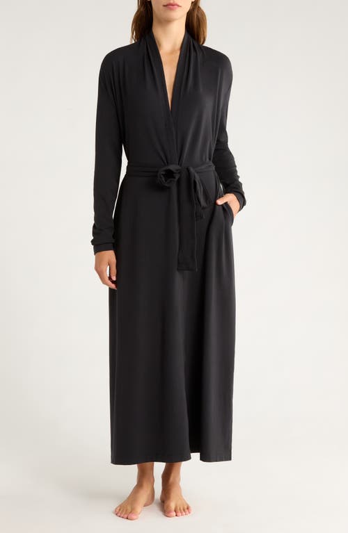 Lunya Slumberknit™ Maxi Robe In Black