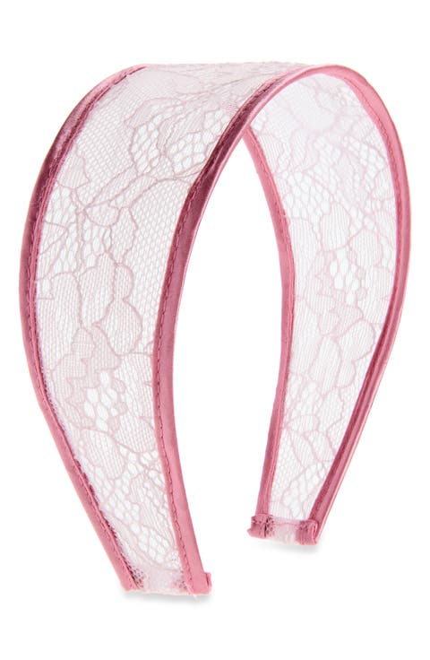 Embroidered Lace Headband