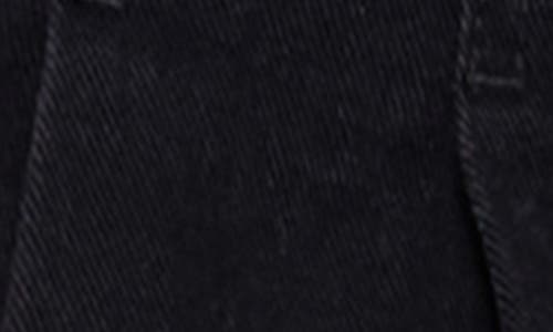 Rebecca Minkoff Brooke Pleated Cutoff Denim Shorts In Carbon Wash
