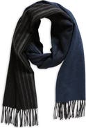 Andrew Stewart Tri-Color Cashmere Scarf
