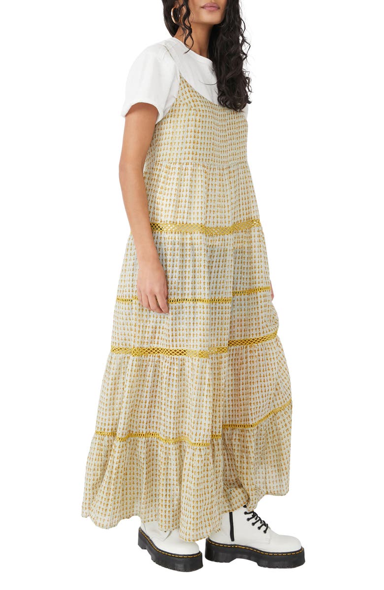 Free People Midnight Dance Maxi Slip Dress, Alternate, color,