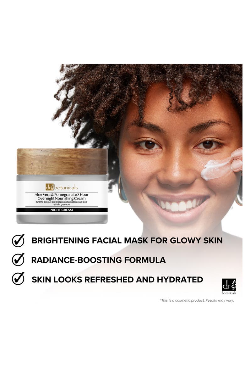 Aloe Vera & Pomegranate 8 Hour Overnight Nourishing Cream - 50ml, Alternate, color, NO COLOR
