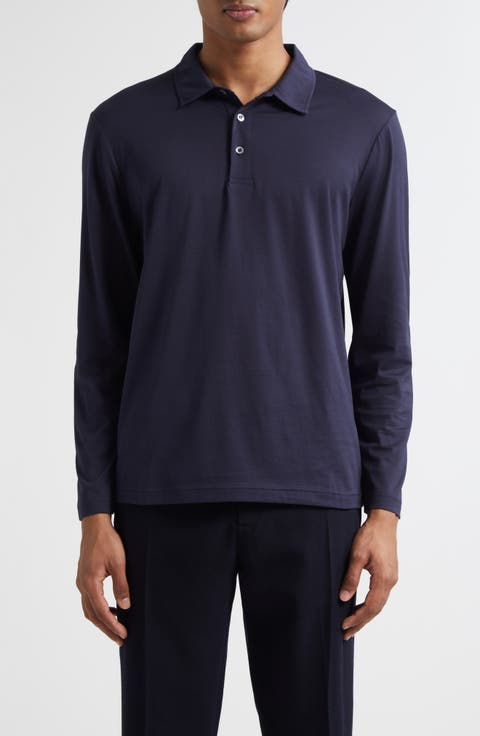 Long Sleeve Supima® Cotton Polo
