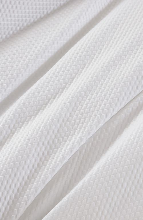Modern Threads Reversible Microfiber Comforter In White Check