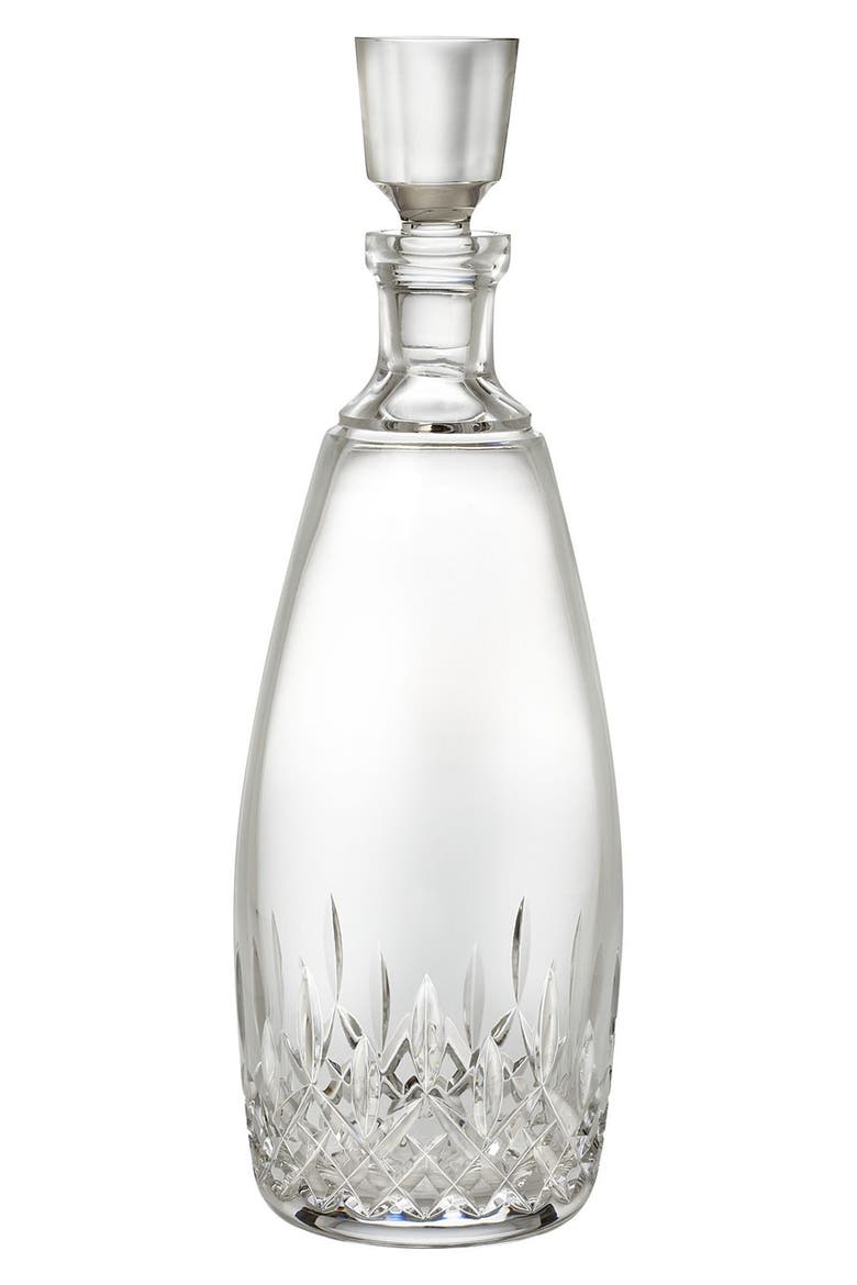Lismore Essence Lead Crystal Decanter, Main, color, CLEAR