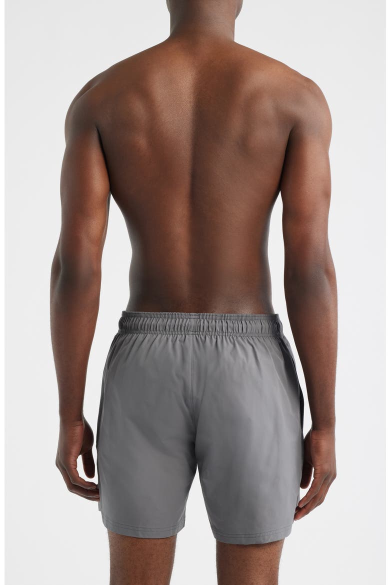 Shark Swim Trunks, Alternate, color, GREY