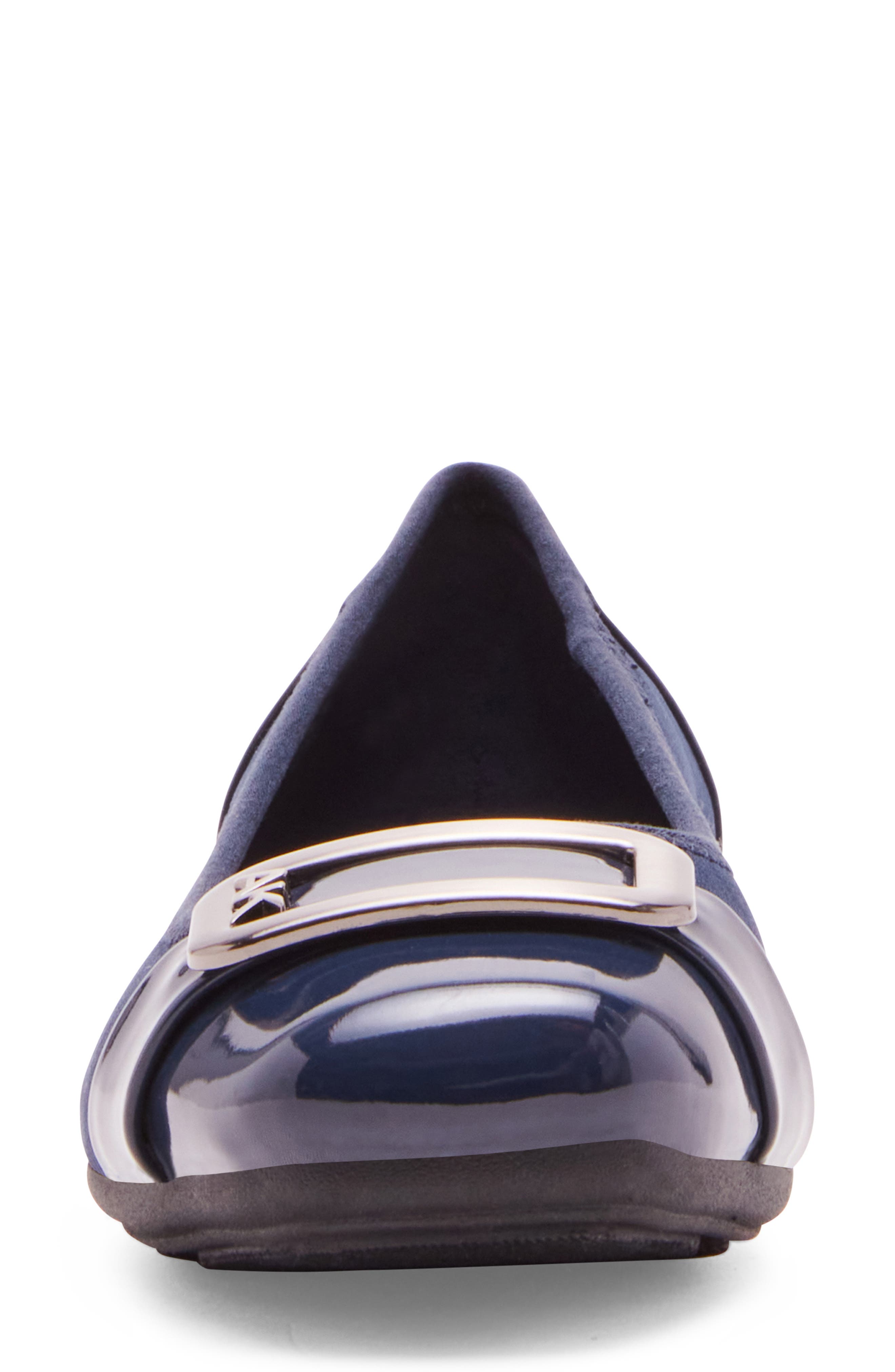 Anne Klein Ulivera Ballet Flat, Alternate, color, Navy