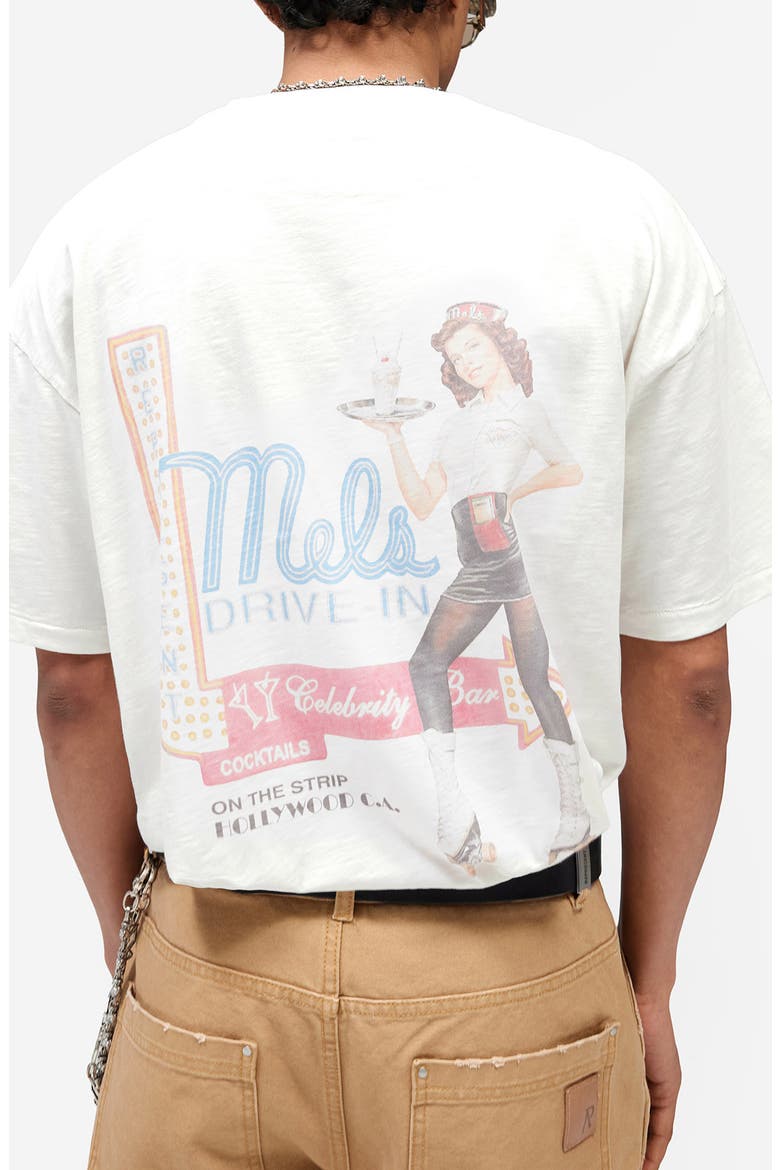 Mel's Diner Cotton Pocket T-Shirt, Alternate, color, FLAT WHITE