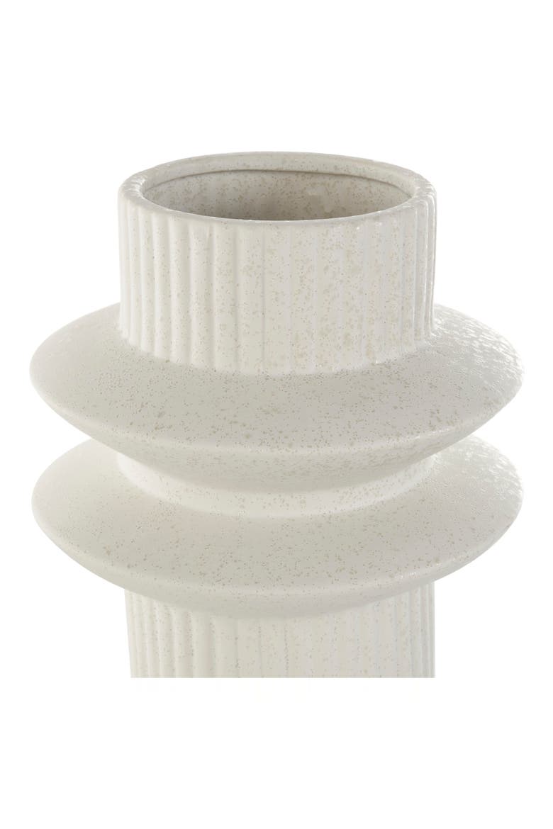2-Piece Ceramic Vase Set, Alternate, color, WHITE
