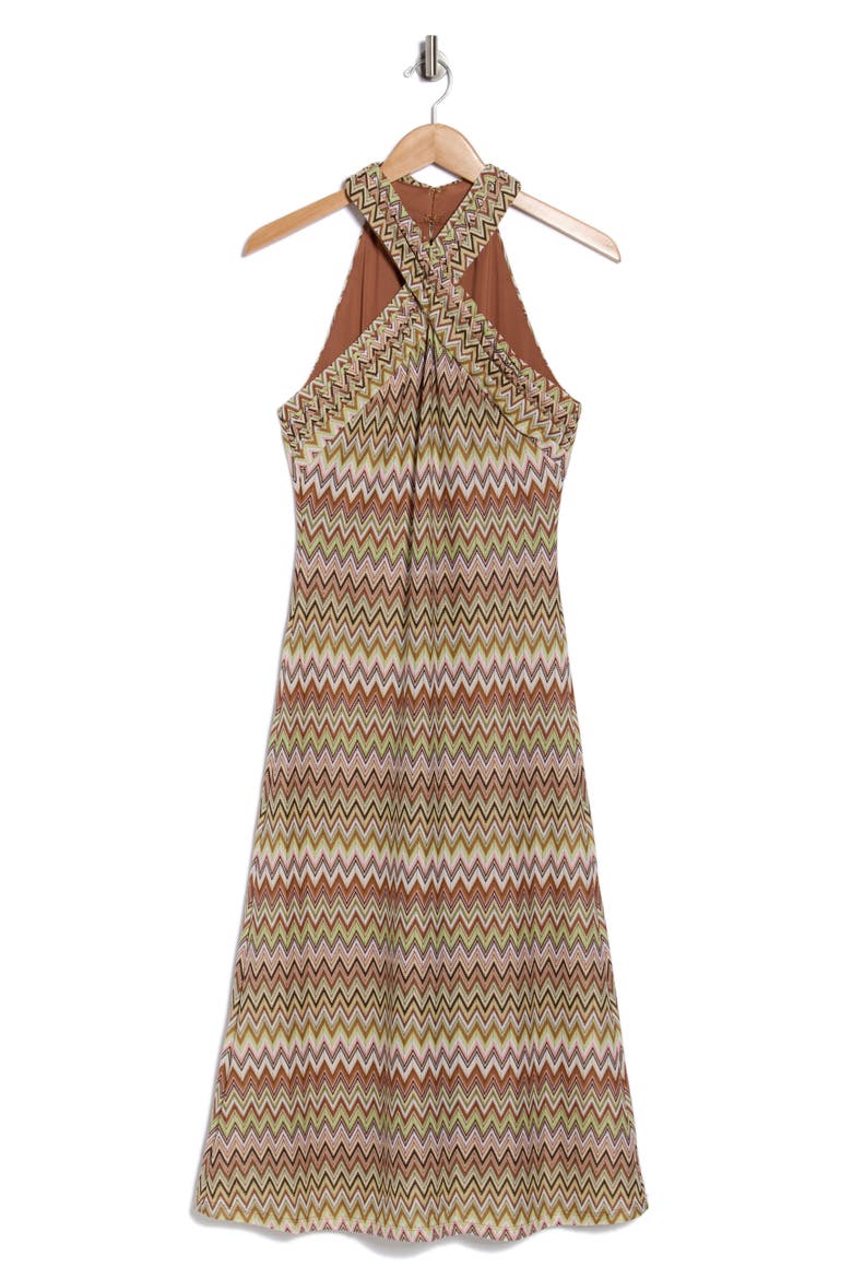 Arcadia Dress, Alternate, color, MULTI CHEVRON KNIT