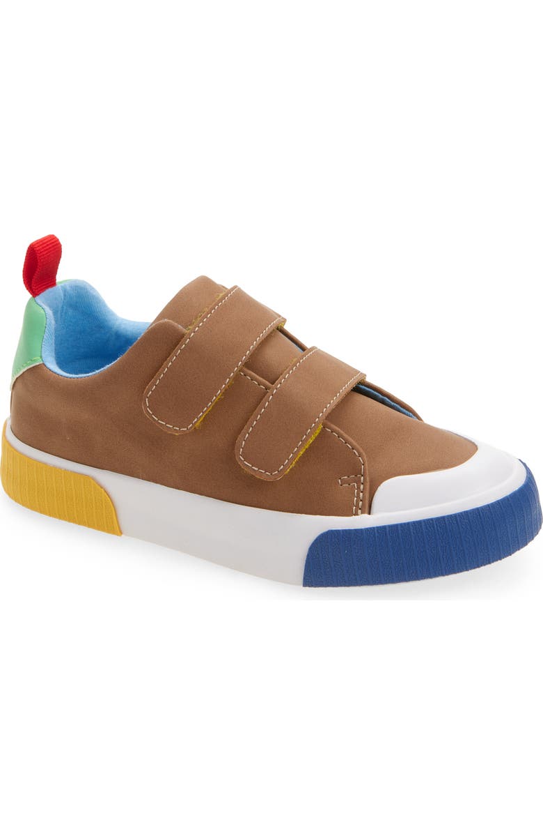 Harper Canyon Kids' Stevie Colorblock Sneaker, Main, color, Brown Multi