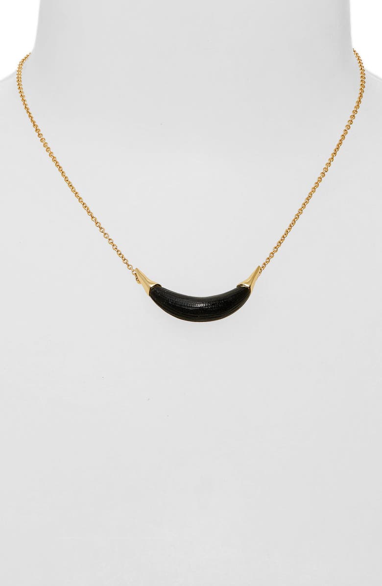 Alexis Bittar Lucite<sup>®</sup> Crescent Pendant Necklace, Alternate, color, 