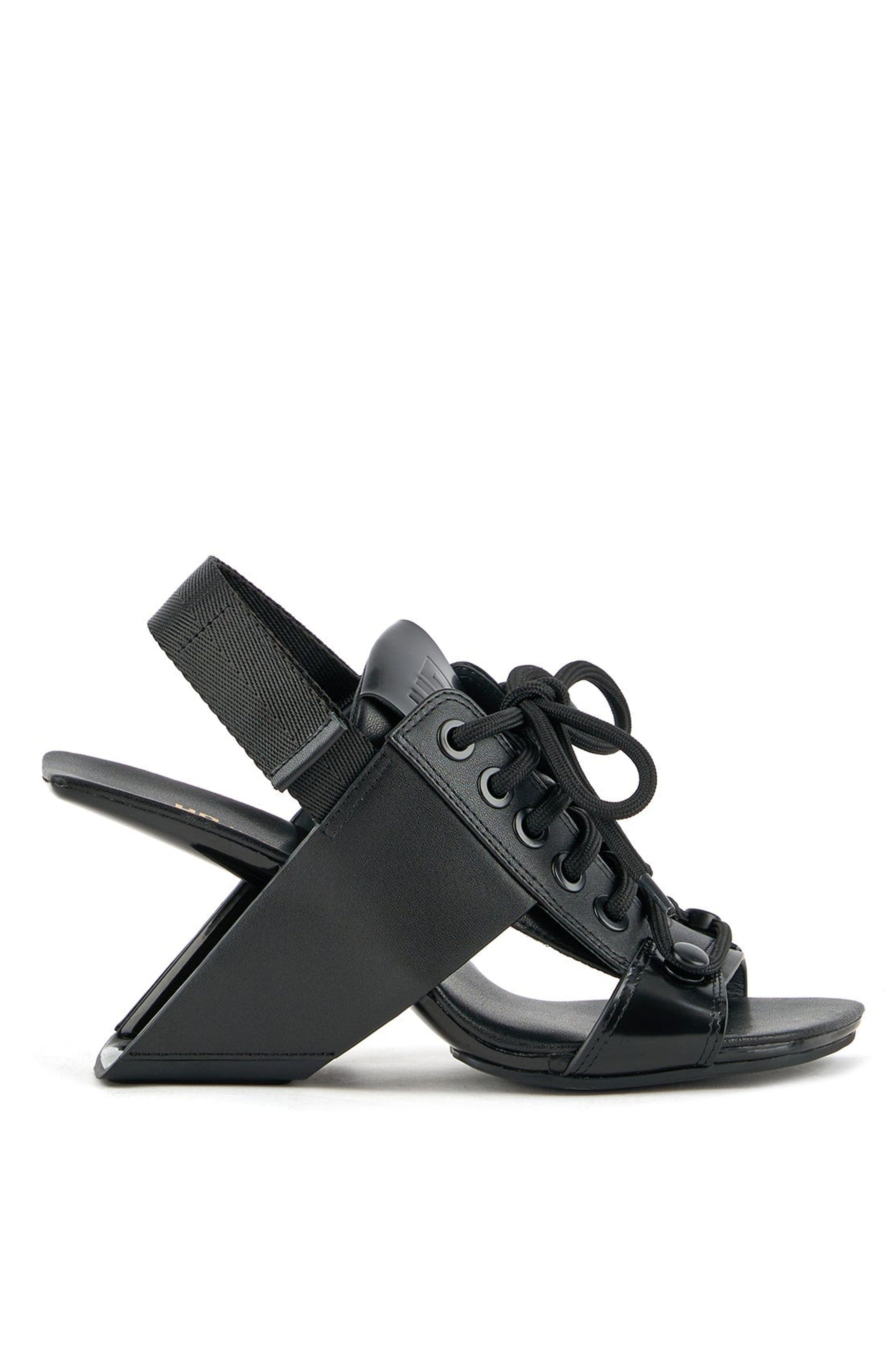 Loop Sporty Hi sandal, Main, color, Black