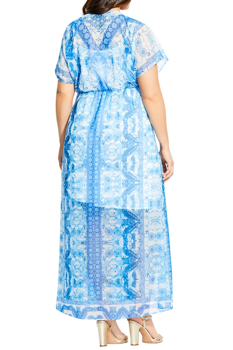 Mykonos Midi Dress, Alternate, color, MYKONOS