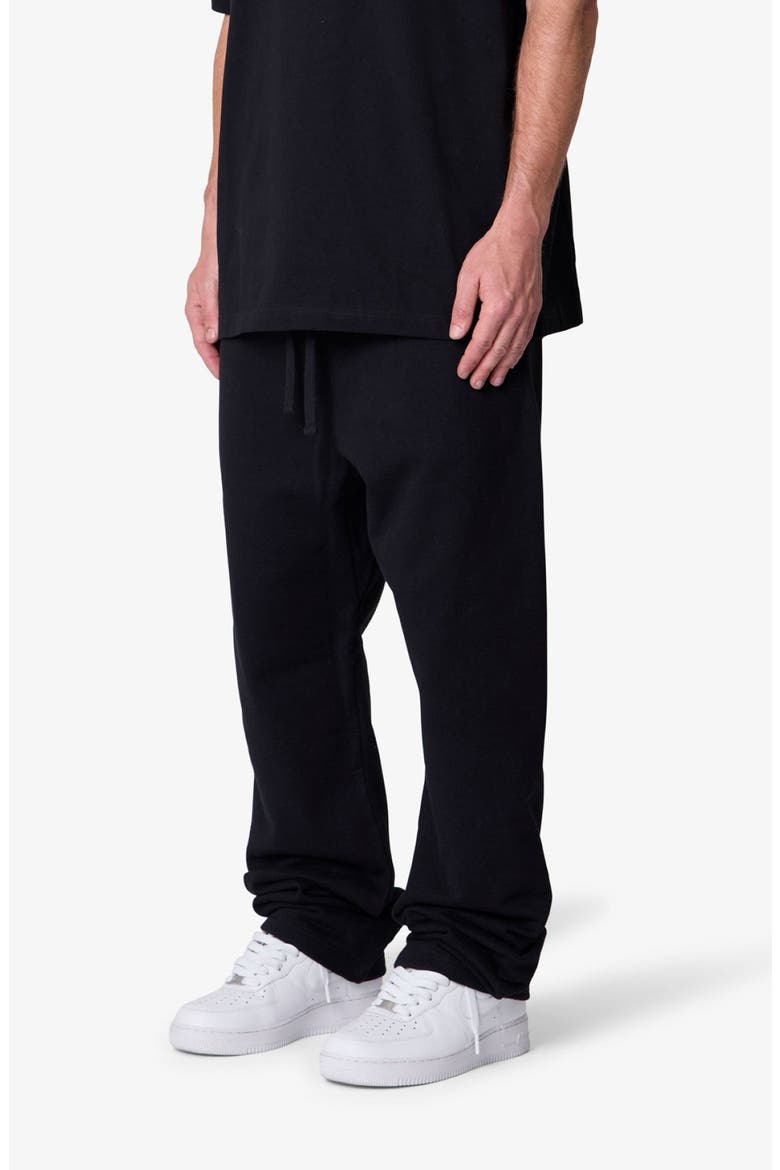 Relaxed Heavy Basic Sweatpants, Alternate, color, BLACK