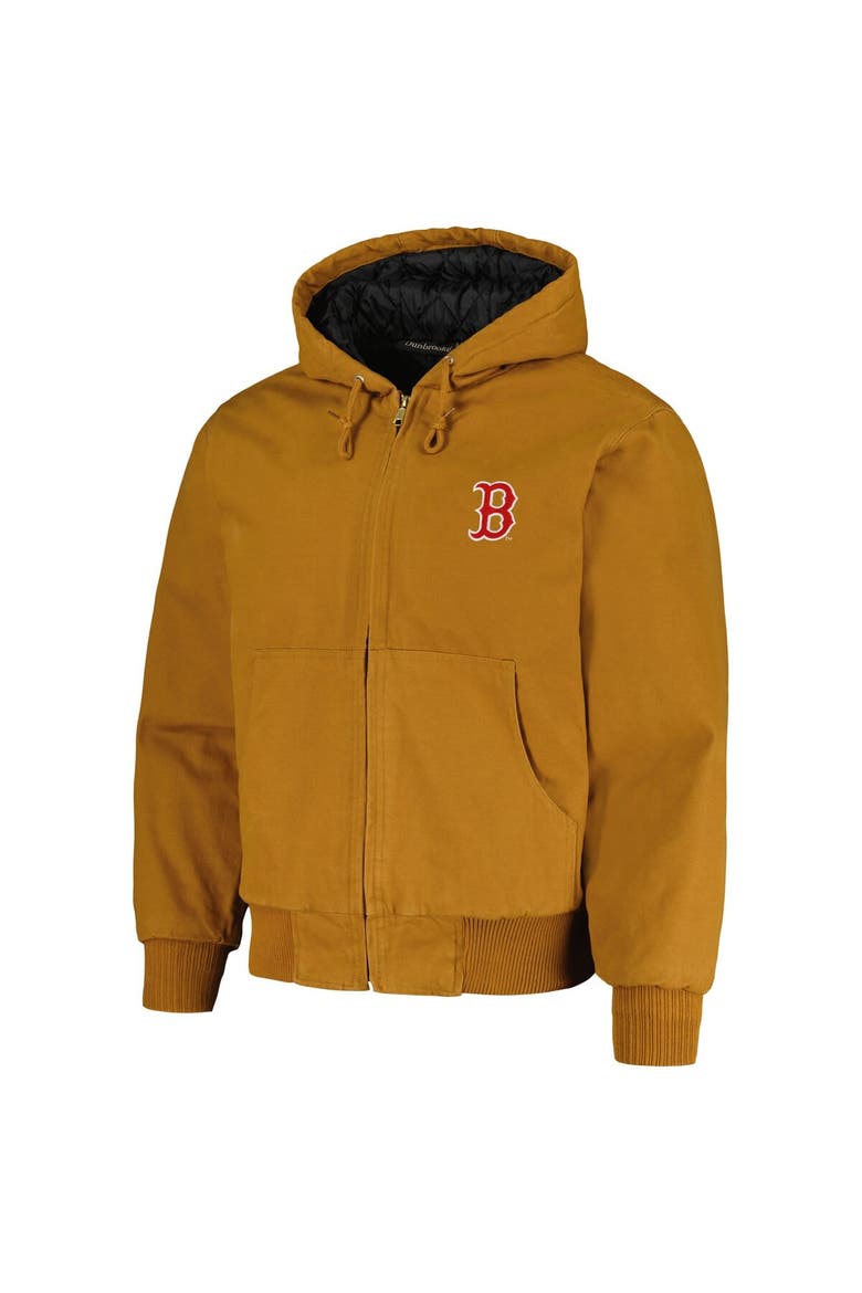 Men's Dunbrooke Brown Boston Red Sox Dakota Work Full-Zip Hoodie Jacket, Alternate, color, Brown