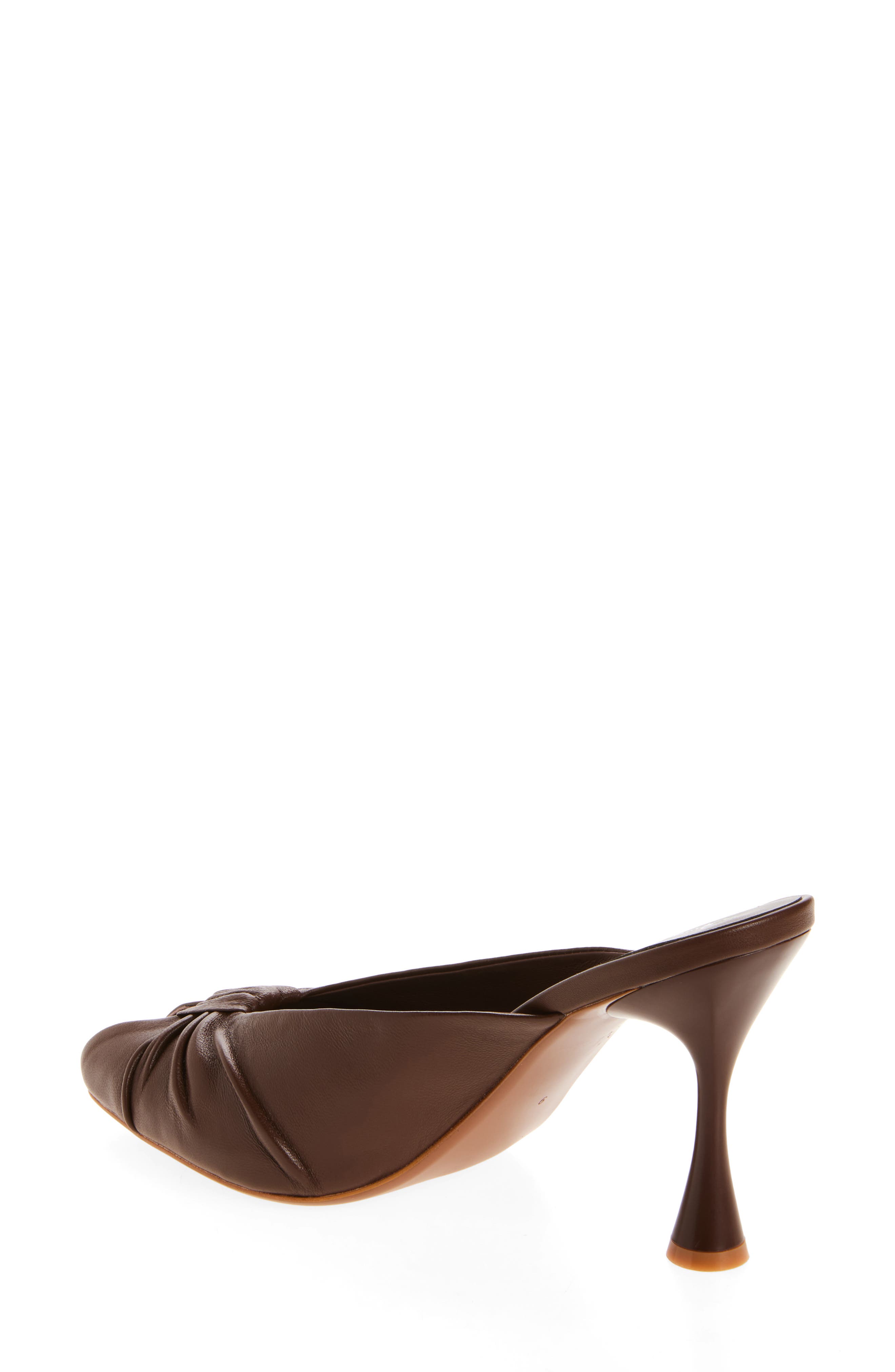 Jeffrey Campbell Twista Peep Toe Slide Sandal, Alternate, color, Brown