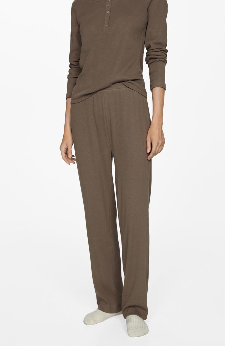 MANGO Two-Piece Pajamas, Alternate, color, 