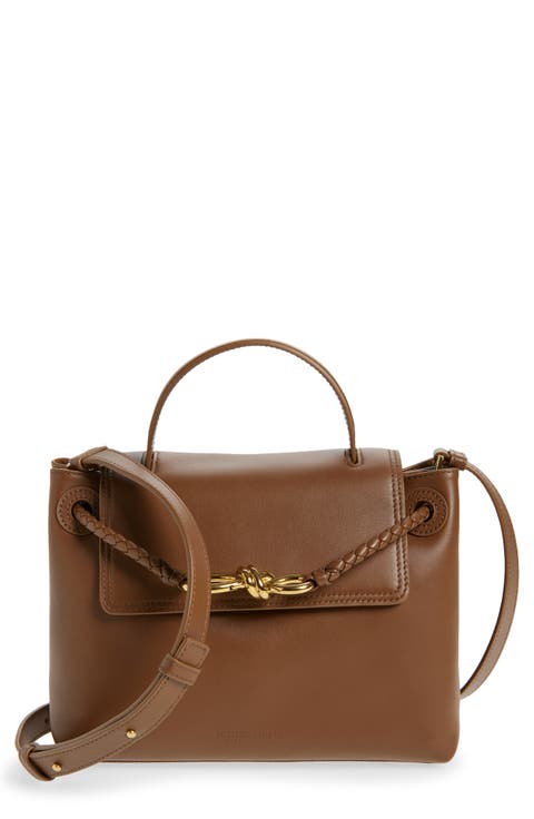 Small Ciao Ciao Knot Detail Leather Top Handle Bag