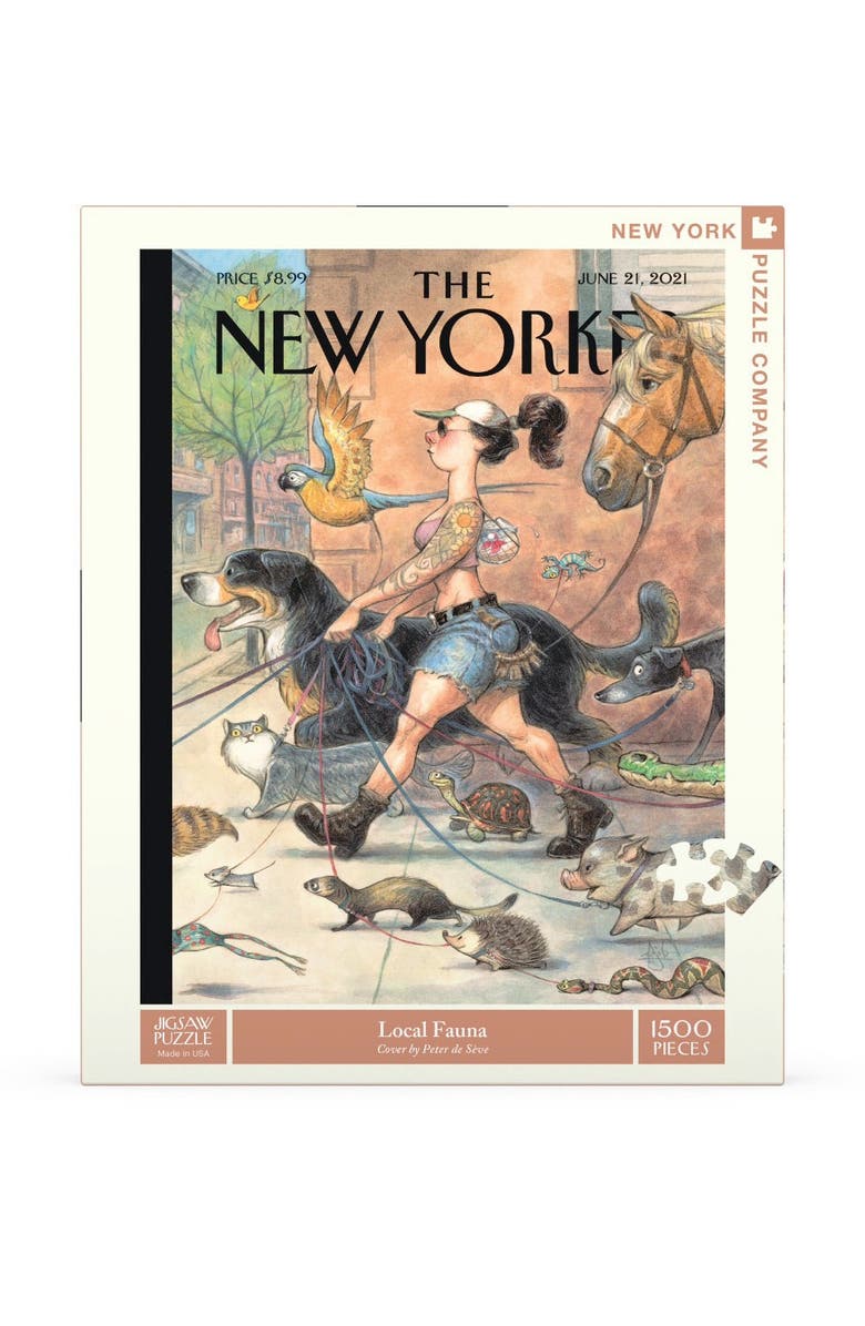 NEW YORK PUZZLE COMPANY Local Fauna 1500 Piece Puzzle, Main, color,