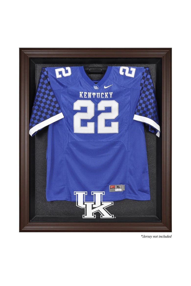 Kentucky Wildcats Brown Framed Logo Jersey Display Case, Main, color, Brown