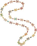EDEN PRESLEY In Sync Gold Sapphire Necklace
