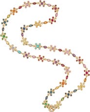 EDEN PRESLEY In Sync Gold Sapphire Necklace