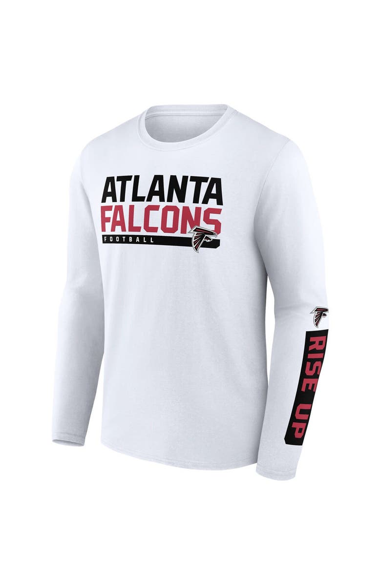 FANATICS Men's Fanatics Branded Black/White Atlanta Falcons Two-Pack 2023 Schedule T-Shirt Combo Set, Alternate, color,