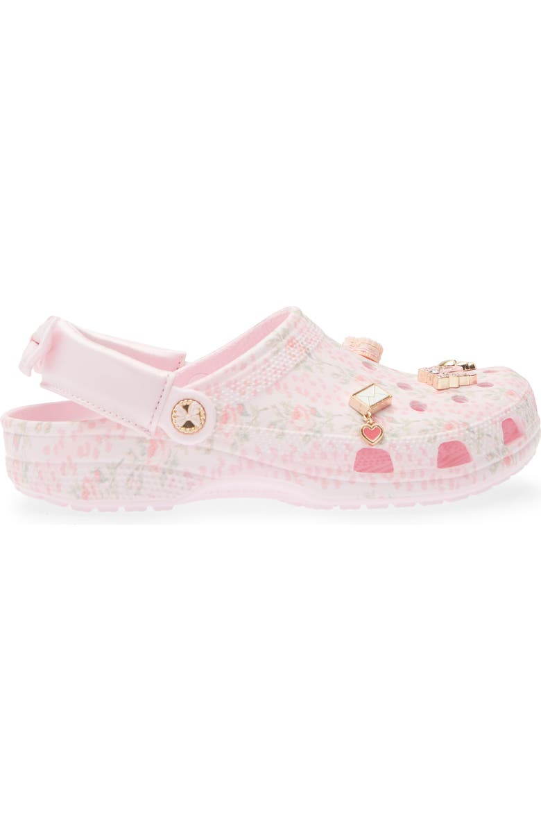 CROCS x LoveShackFancy Floral Classic Clog, Alternate, color, Pink Milk